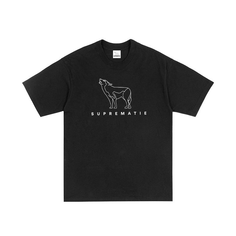 T-SHIRT REGULAR FIT SUPREMATIE CLASSIC NOIR