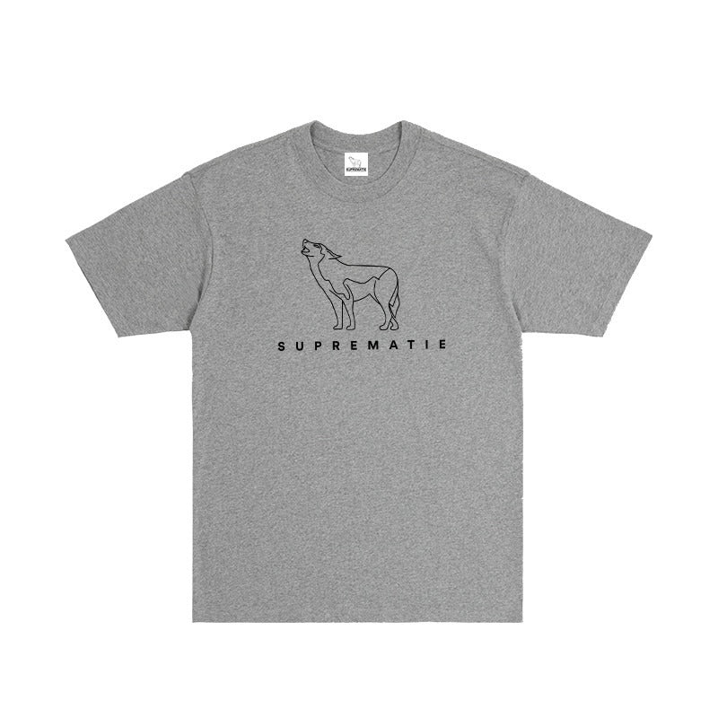 T-SHIRT REGULAR FIT SUPREMATIE CLASSIC GRIS