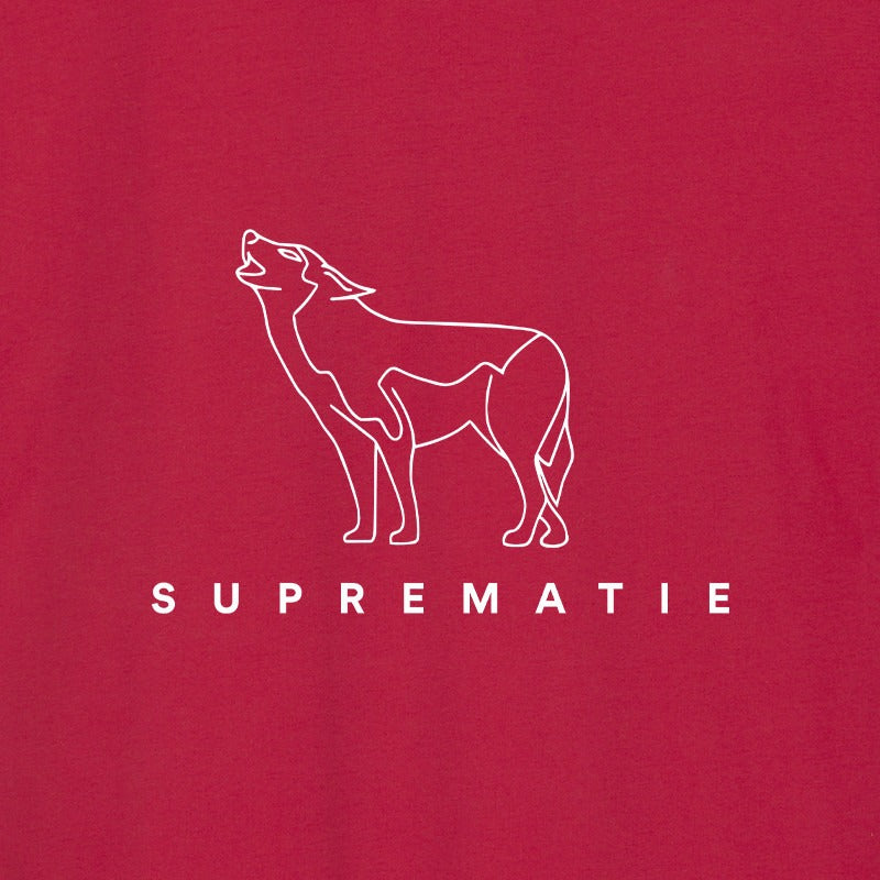 T-SHIRT REGULAR FIT SUPREMATIE CLASSIC ROUGE