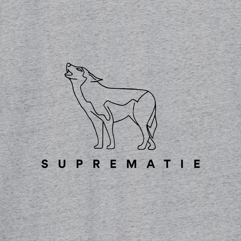 T-SHIRT REGULAR FIT SUPREMATIE CLASSIC GREY