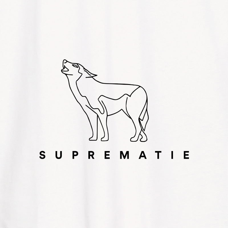 T-shirt Regular Fit Suprematie Classic Blanc