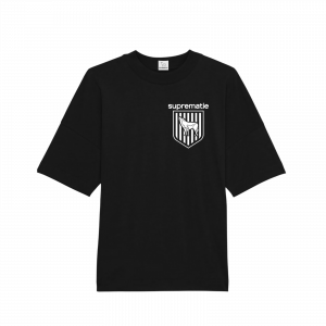 T-SHIRT OVERSIZE SUPREMATIE CREST BLACK