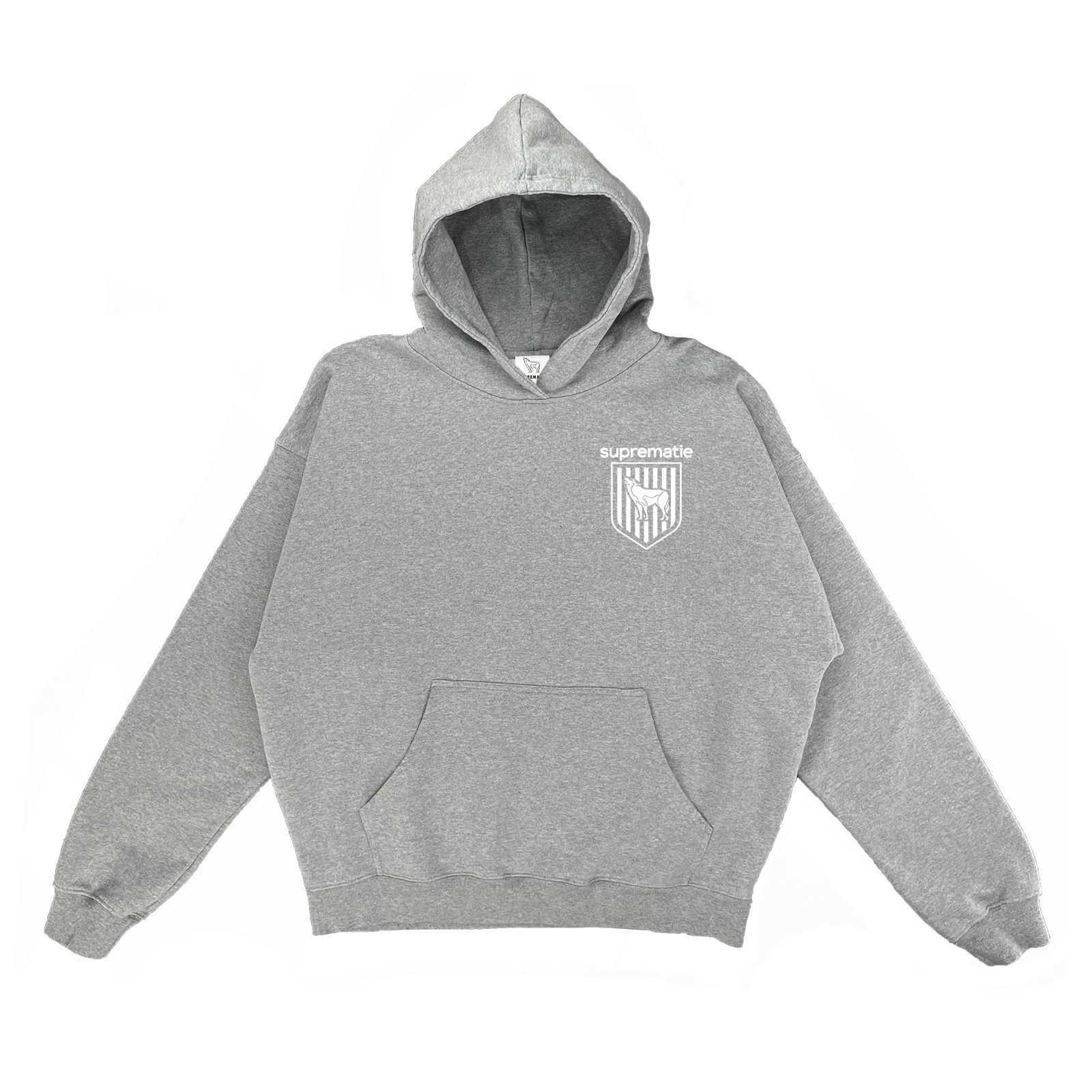 SWEAT HEAVYWEIGHT SUPREMATIE CREST GRIS
