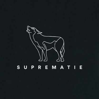 T-SHIRT REGULAR FIT SUPREMATIE CLASSIC NOIR