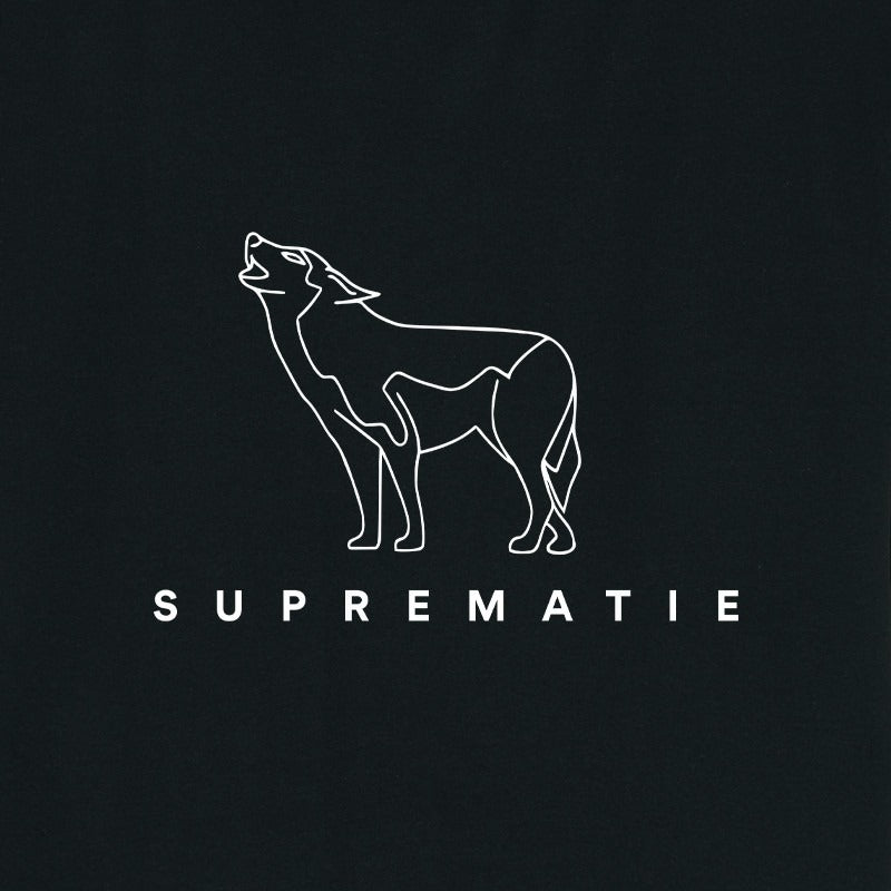 T-SHIRT REGULAR FIT SUPREMATIE CLASSIC NOIR