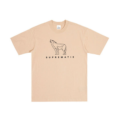 T-SHIRT REGULAR FIT SUPREMATIE CLASSIC BEIGE