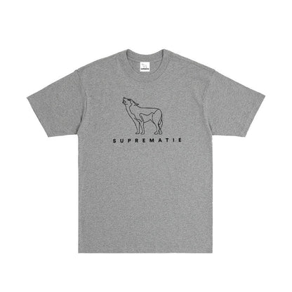 T-SHIRT REGULAR FIT SUPREMATIE CLASSIC GRIS