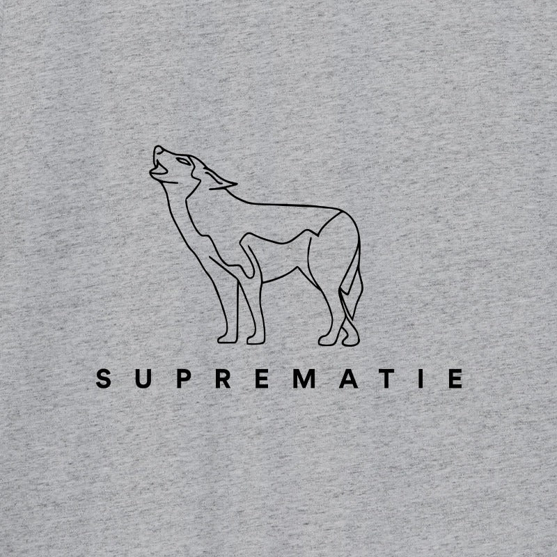 T-SHIRT REGULAR FIT SUPREMATIE CLASSIC GRIS