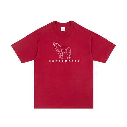 T-SHIRT REGULAR FIT SUPREMATIE CLASSIC ROUGE