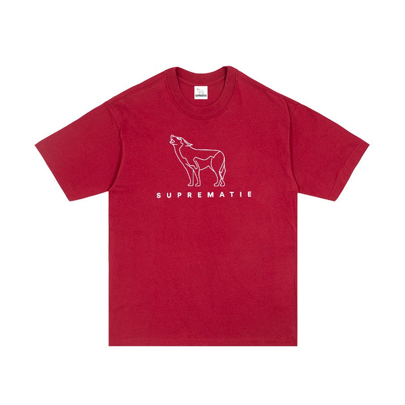 T-SHIRT REGULAR FIT SUPREMATIE CLASSIC ROUGE