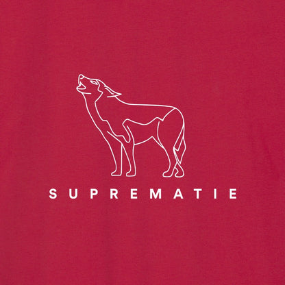 T-SHIRT REGULAR FIT SUPREMATIE CLASSIC ROUGE